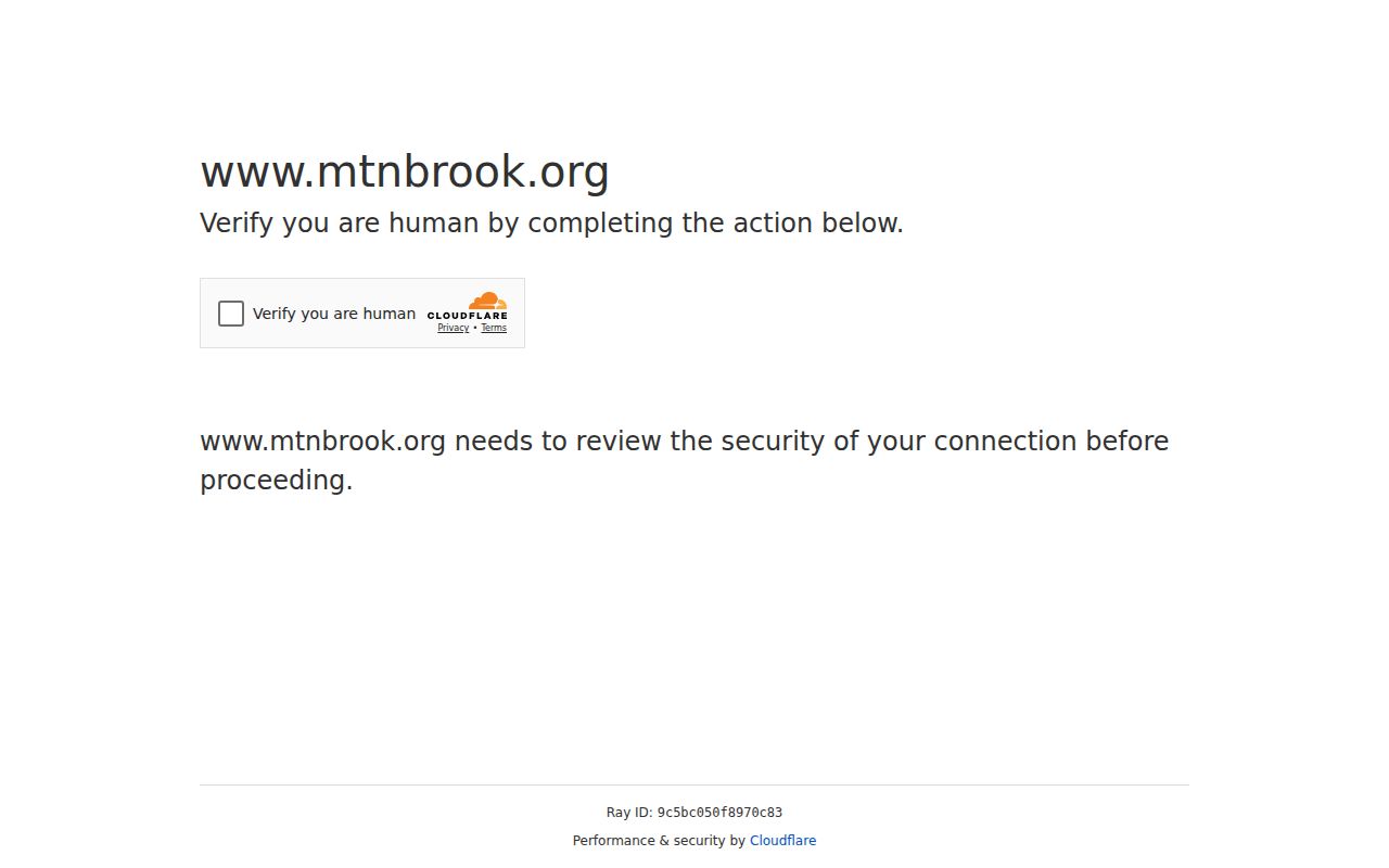 Mountain Brook city website homepage