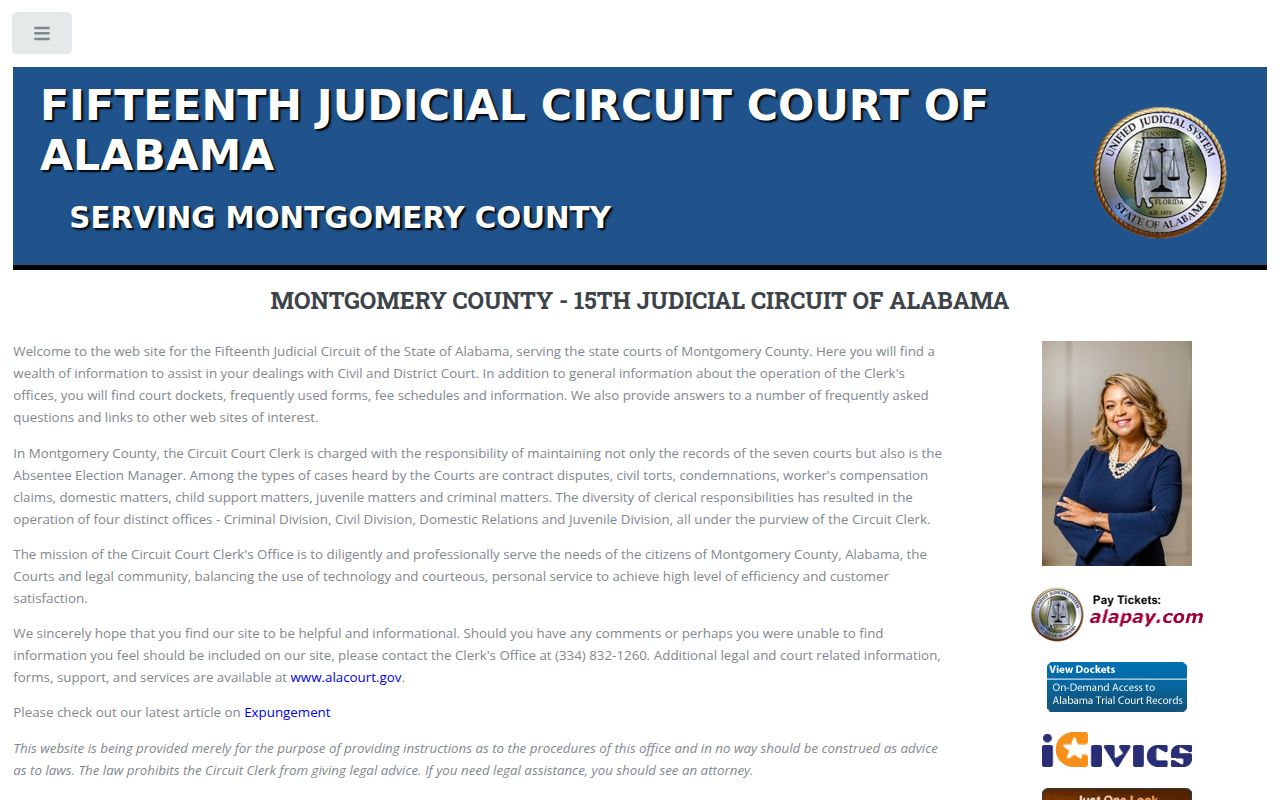 Montgomery County Circuit Court website